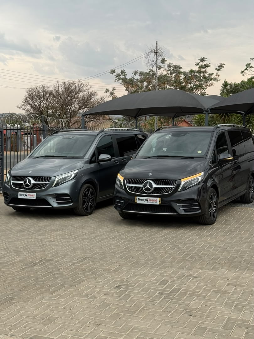 Mercedes V-Class available for luxury group hire in Namibia